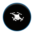 Drone photography icon